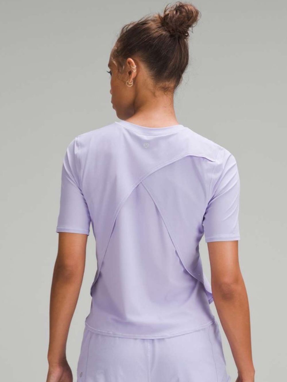 Lululemon UV Protection Fold-Over Running T-Shirt
Lilac Smoke